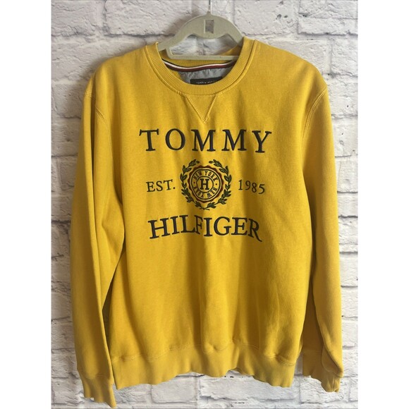 Tommy Hilfiger Men’s Casual Embroidered Pullover Crewneck  Sweatshirt Size XL - Picture 2 of 7